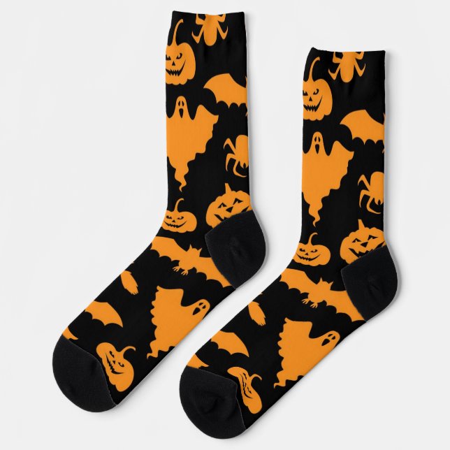 Halloween pattern socks (Left)