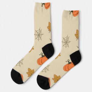 Halloween pattern socks