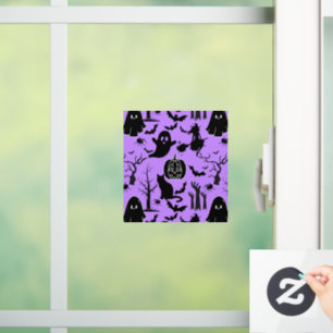 Halloween pattern. Spooky and cute.b L Purple BG