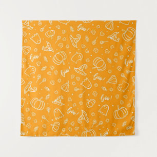 Halloween pattern tapestry