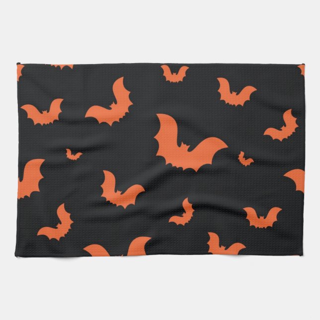 Halloween pattern tea towel (Horizontal)