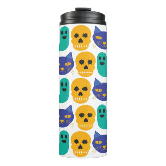 Halloween Pattern Thermal Tumbler