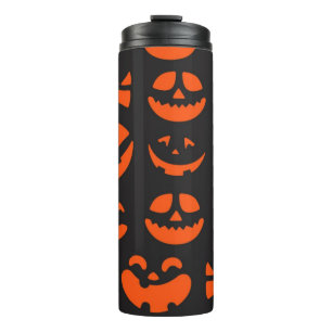 Halloween pattern thermal tumbler