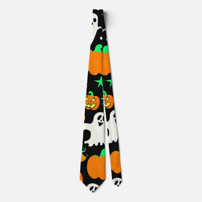 Halloween Pattern Tie (Front)