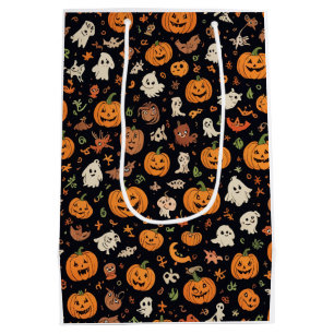 Halloween-patterned Medium Gift Bag