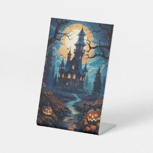Halloween 🎃 pedestal sign
