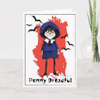 Halloween penny dreadful funny greeting card