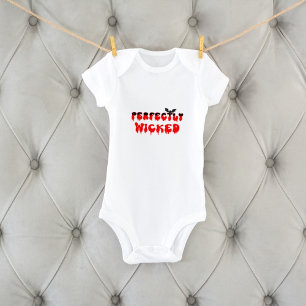 Halloween Perfectly Wicked Funny Scary  Baby Bodysuit