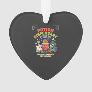 Halloween Pharmacy Potion Crew Ornament