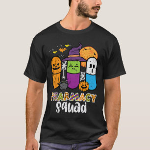 Halloween Pharmacy Squad PIlls Costume Pharmacist T-Shirt
