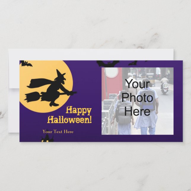 Halloween Photo Card (Front)