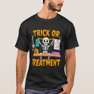 Halloween Physical Therapy Therapist Pt Trick Or T T-Shirt