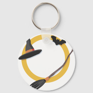 Halloween Picture Frame Key Ring