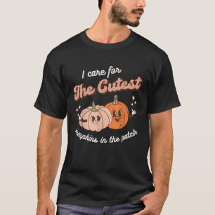Halloween PICU Nurse Pumpkin Patch Fall Medical Nu T-Shirt