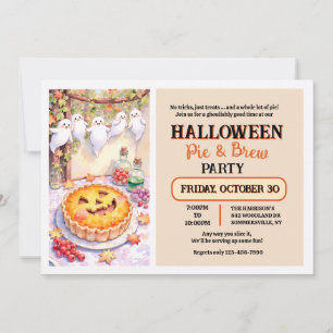 Halloween Pie Invitation