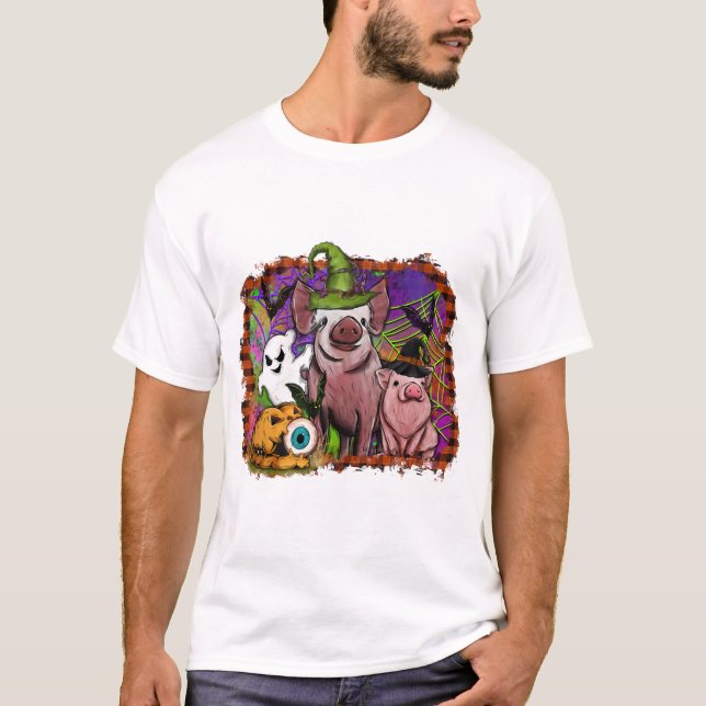 Halloween Pigs T-Shirt (Front)
