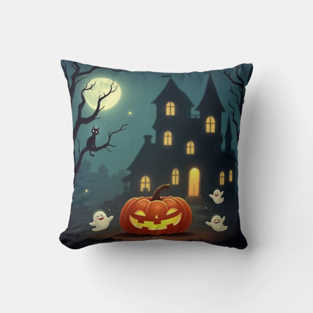 Halloween pillow cushion (Front)