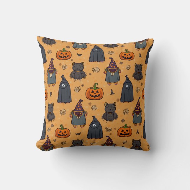 Halloween pillow cushion (Front)