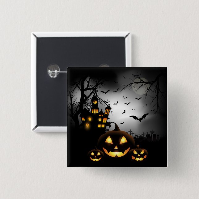 Halloween Pin (Front & Back)
