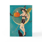 Halloween Pin-Up Girl Witch