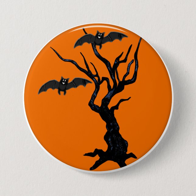 Halloween Pinback Buttons Backpack Pins (Front)