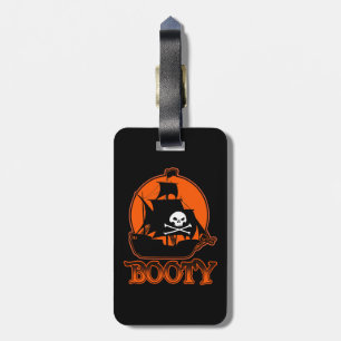 Halloween Pirate Booty Luggage Tag