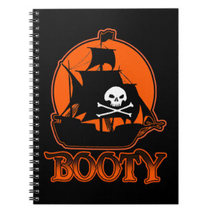 Halloween Pirate Booty Notebook