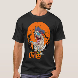 Halloween Pirate Costumes Dinosaur Mummy Pumpkin K T-Shirt