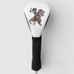 Halloween Pirate Dinosaur Skeleton Golf Head Cover