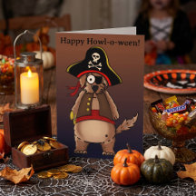 Halloween Pirate Dog Spooky Season Trick or Treat