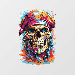 Halloween Pirate Skull
