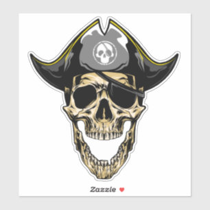 HALLOWEEN pirate skull