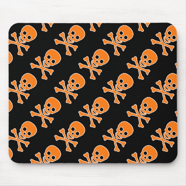 Halloween Pirate Skulls Mousepad (Front)