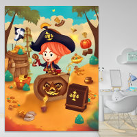 Halloween Pirate Treasure Hunt AI Generative