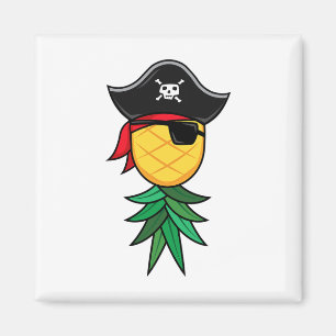 Halloween Pirate Upside Down Pineapple Swingers Li Magnet