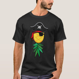 Halloween Pirate Upside Down Pineapple Swingers Li T-Shirt