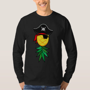 Halloween Pirate Upside Down Pineapple Swingers Li T-Shirt