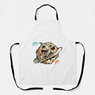 Halloween Planet Apron