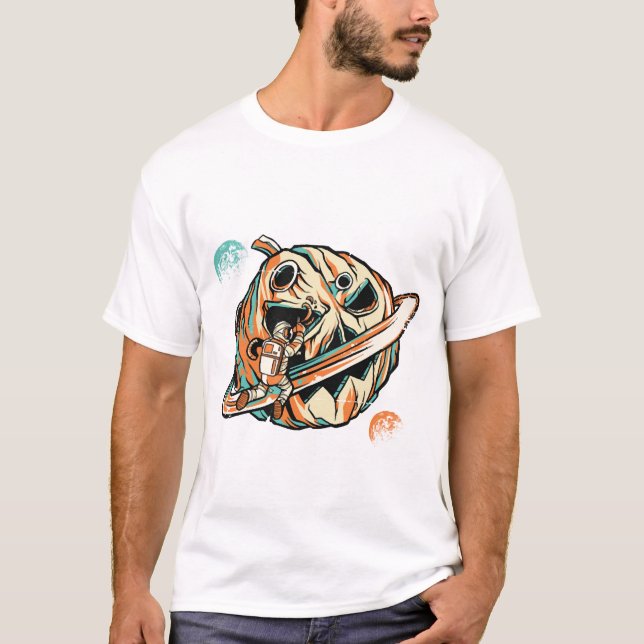 Halloween Planet T-Shirt (Front)