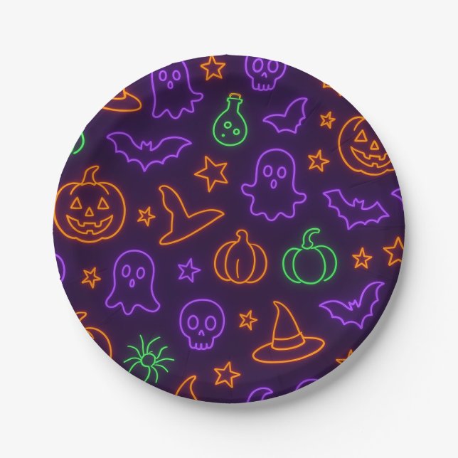 Halloween plates (Front)