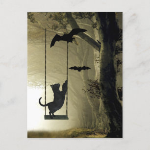 Halloween Play Postcard