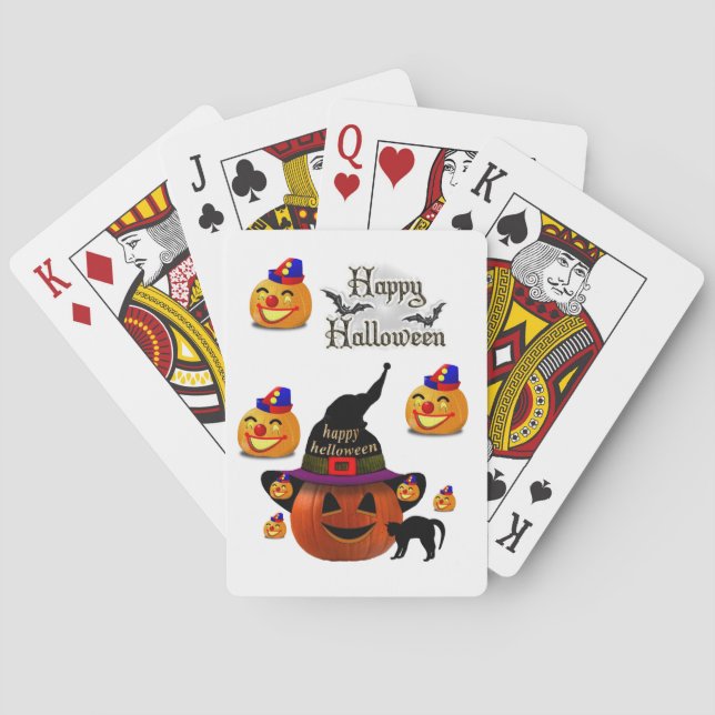 Halloween Playing Card Deck (Back)