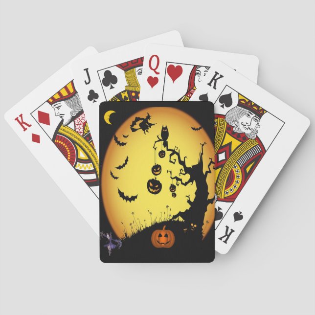Halloween Playing Card Deck (Back)