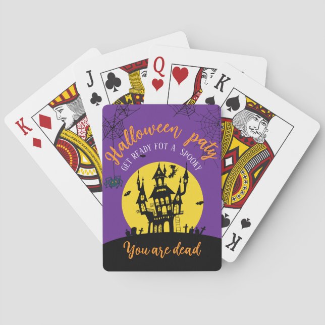 Halloween 🦇  Playing cards (Back)