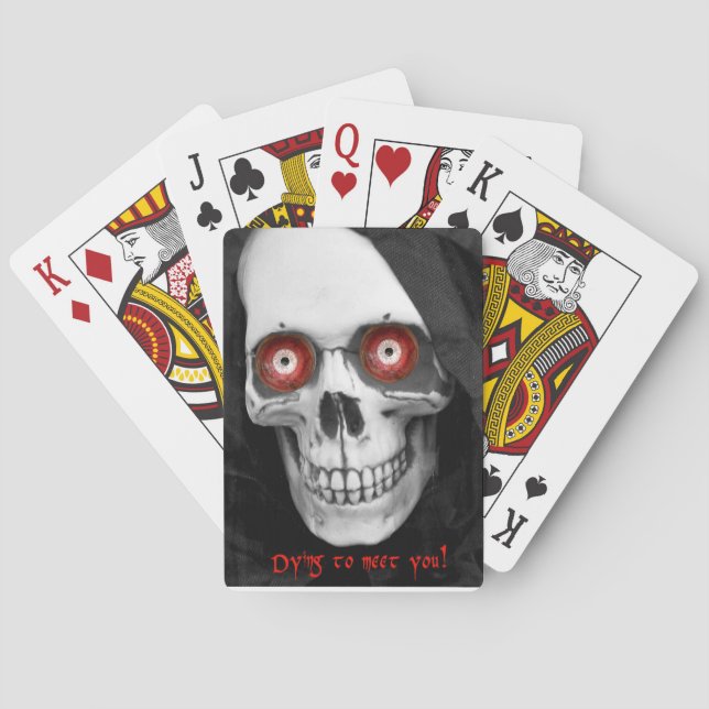 Halloween playing cards (Back)