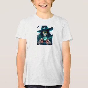 Halloween PlayStation Gaming - Spooky PS5  Tri-Blend Shirt