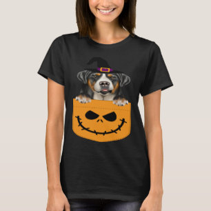Halloween Pocket Greater Swiss Mountain Dog Jack O T-Shirt