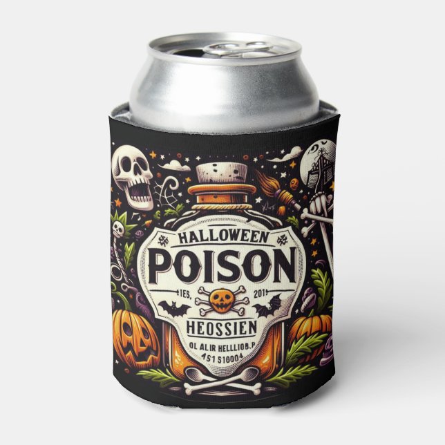 Halloween Poison Can Cooler (Can Front)