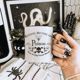 Halloween Poison Mug, Halloween Mug, Goth Mug