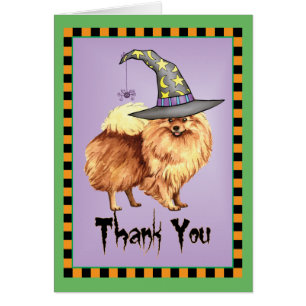 Halloween Pomeranian Thank you